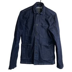 Men's Navy Denim Jacket